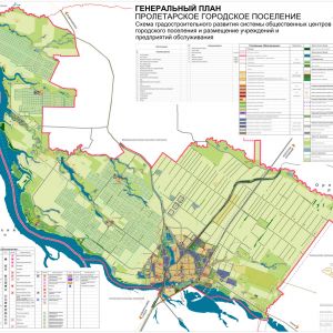 Генеральный план Пролетарского городского поселения