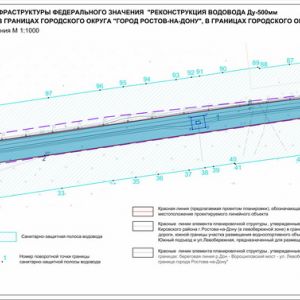Проект межевания территории размещения объекта ифраструктуры федерального значения Реконструкция водовода